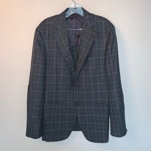 Canali Kei Trim Fit Super 130s Wool Sport Coat 52